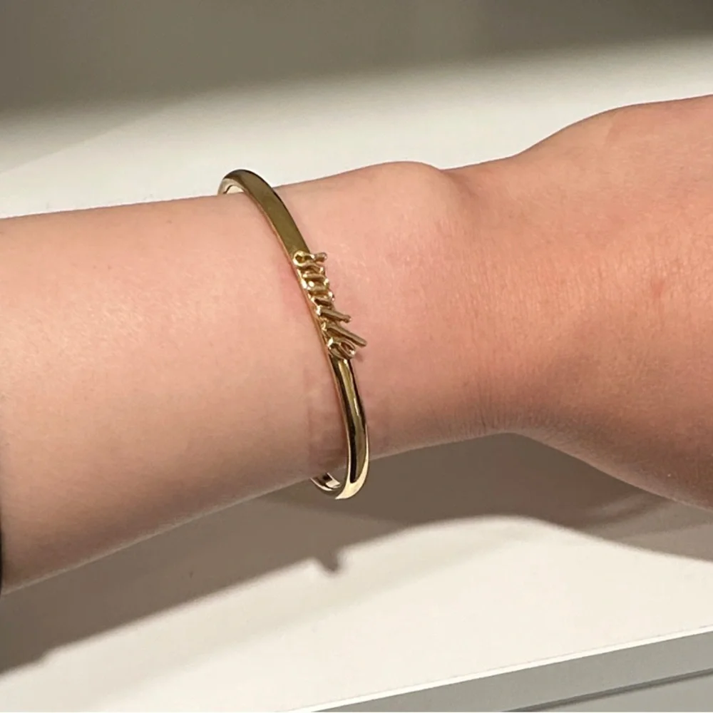 kate spade Gold 'Smile' Bracelet - Picture 3 of 4